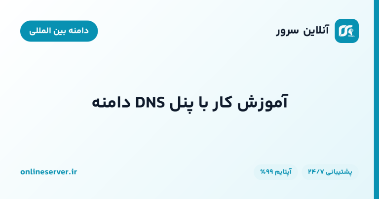 آموزش کار با پنل DNS دامنه