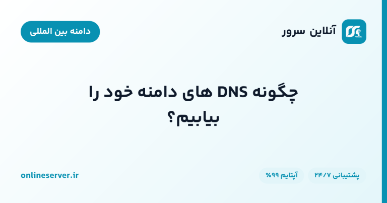 چگونه DNS های دامنه خود را بیابیم؟