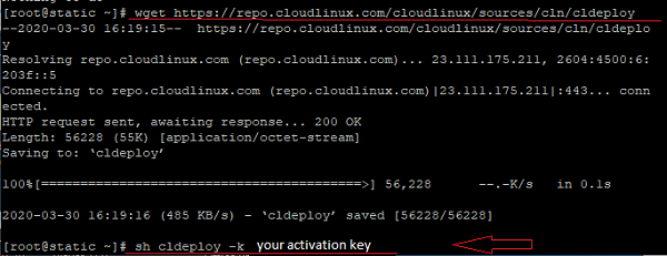 نصب c;oudlinux
تبدیل سرور لینوکس به کلود لینوکس